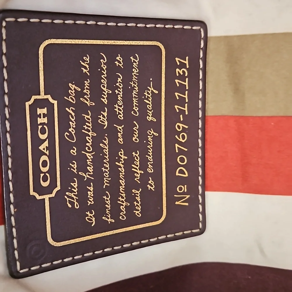 Vintage Coach tote. Dark navy soft leather. No marks or scratches. - Picture 3 of 8